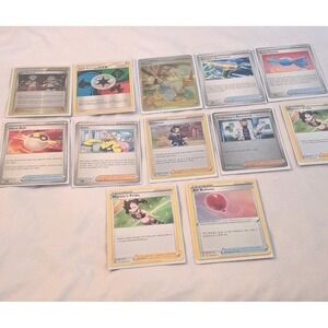 Pokémon Trainer Card Lot – Full Art, Holos, Supporters – LP/NM Sleeved